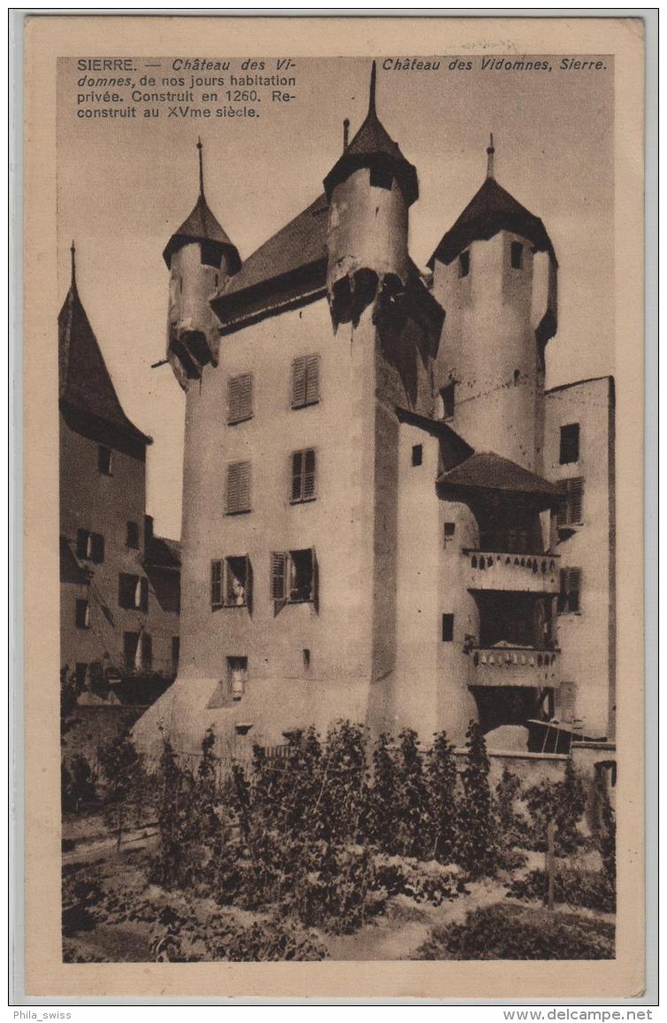 Chateau Des Vidommes, Sierre - Conserves Saxon DOXA - Saxon