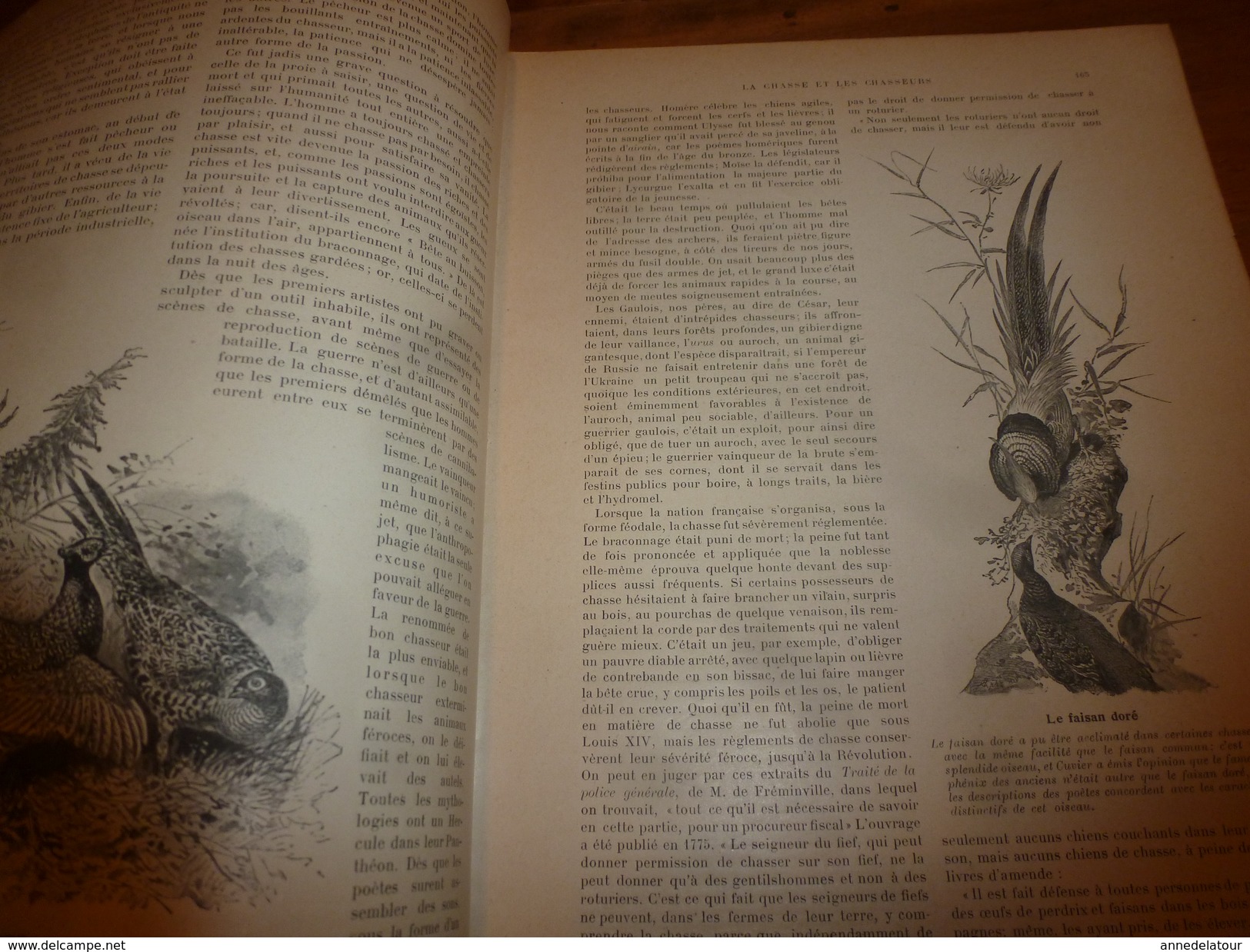 1901:  La CHASSE Et Les CHASSEURS; PARIS En 1800;Jeux D'échecs Au Café;Métiers Ambulants;GAVARNI-dessins;Séville ;etc - Zonder Classificatie