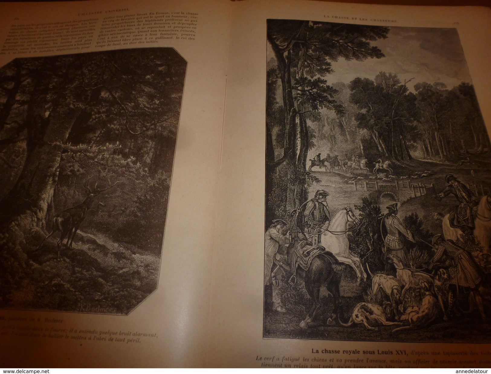 1901:  La CHASSE et les CHASSEURS; PARIS en 1800;Jeux d'échecs au café;Métiers ambulants;GAVARNI-dessins;Séville ;etc