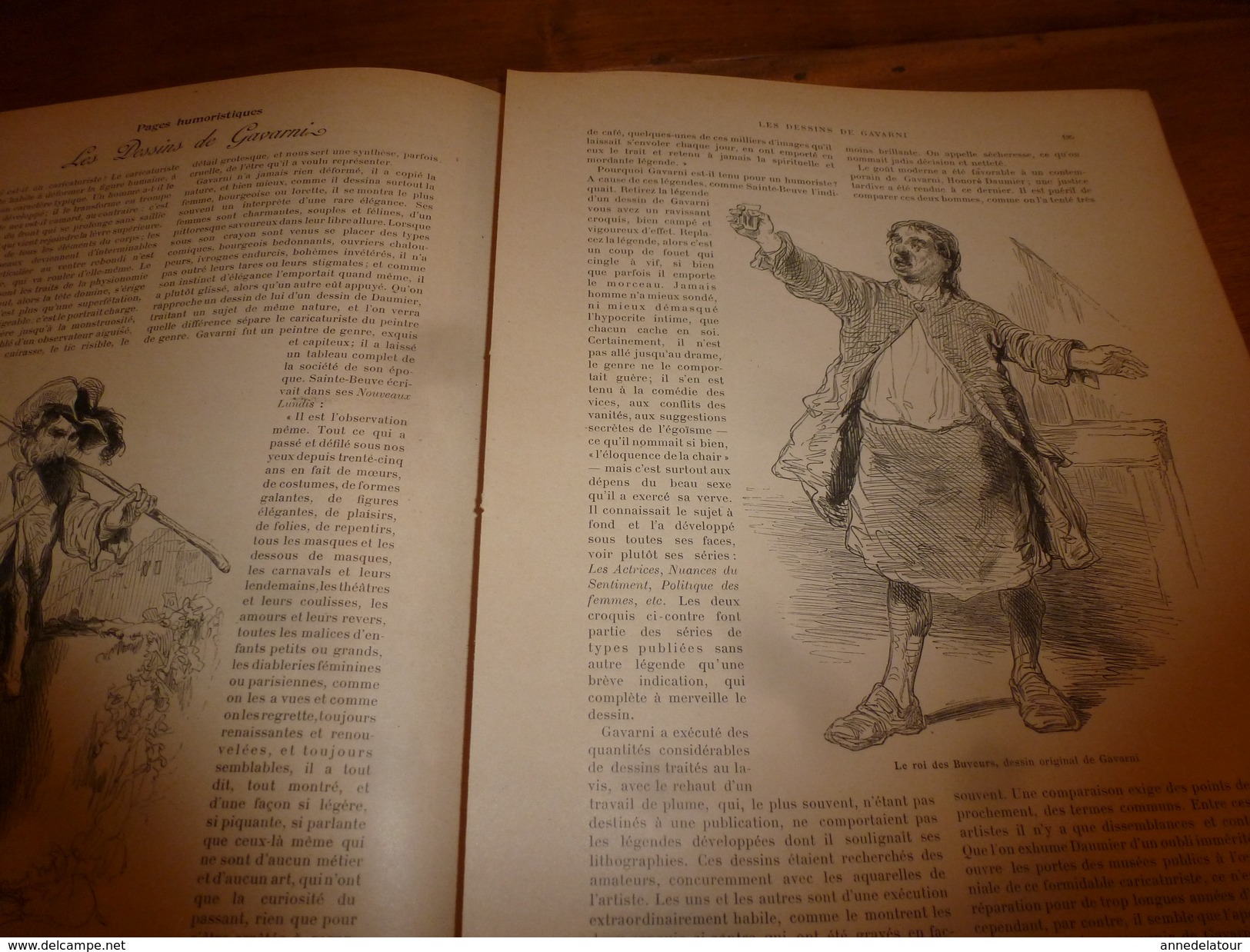 1901:  La CHASSE et les CHASSEURS; PARIS en 1800;Jeux d'échecs au café;Métiers ambulants;GAVARNI-dessins;Séville ;etc