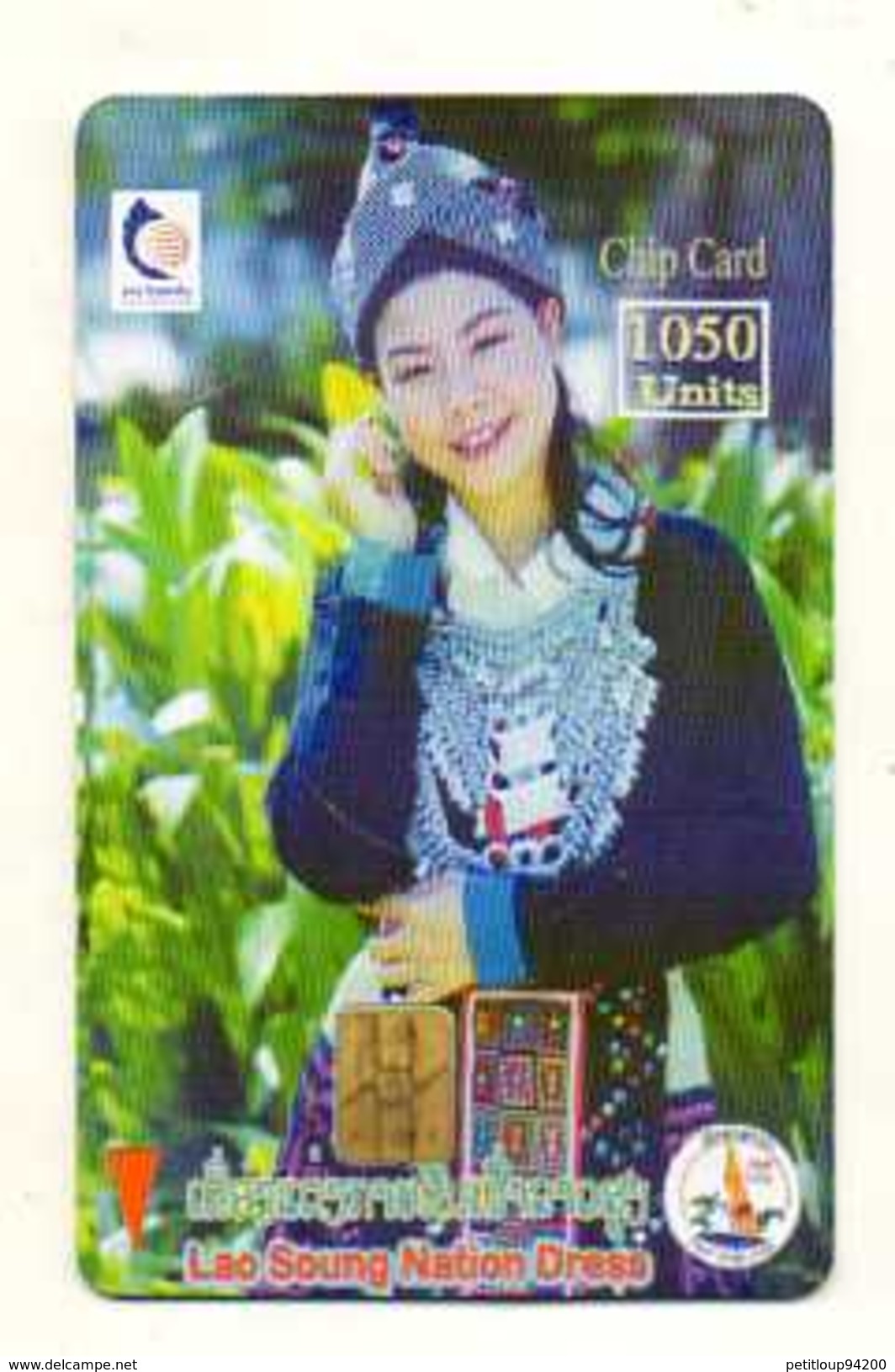 TELECARTE  LAOS *1050 Units  Lao Soung Nation Dress - Laos