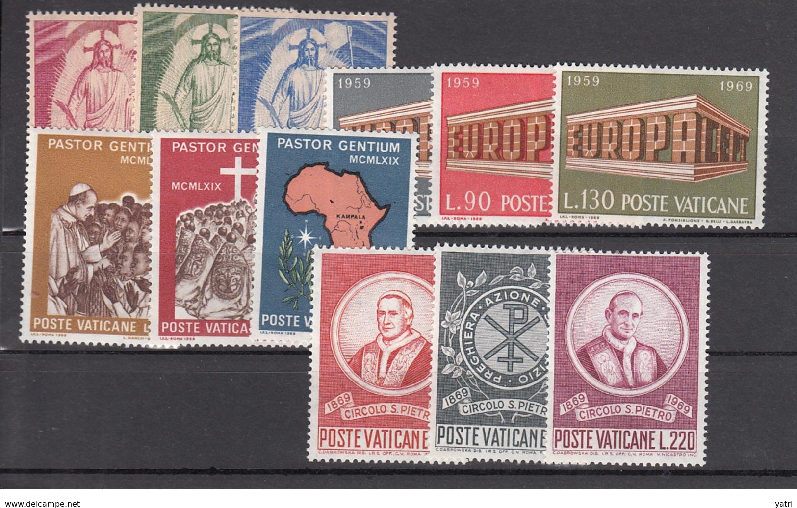 Vaticano - 1969 - Complete Year Set ** - Annate Complete