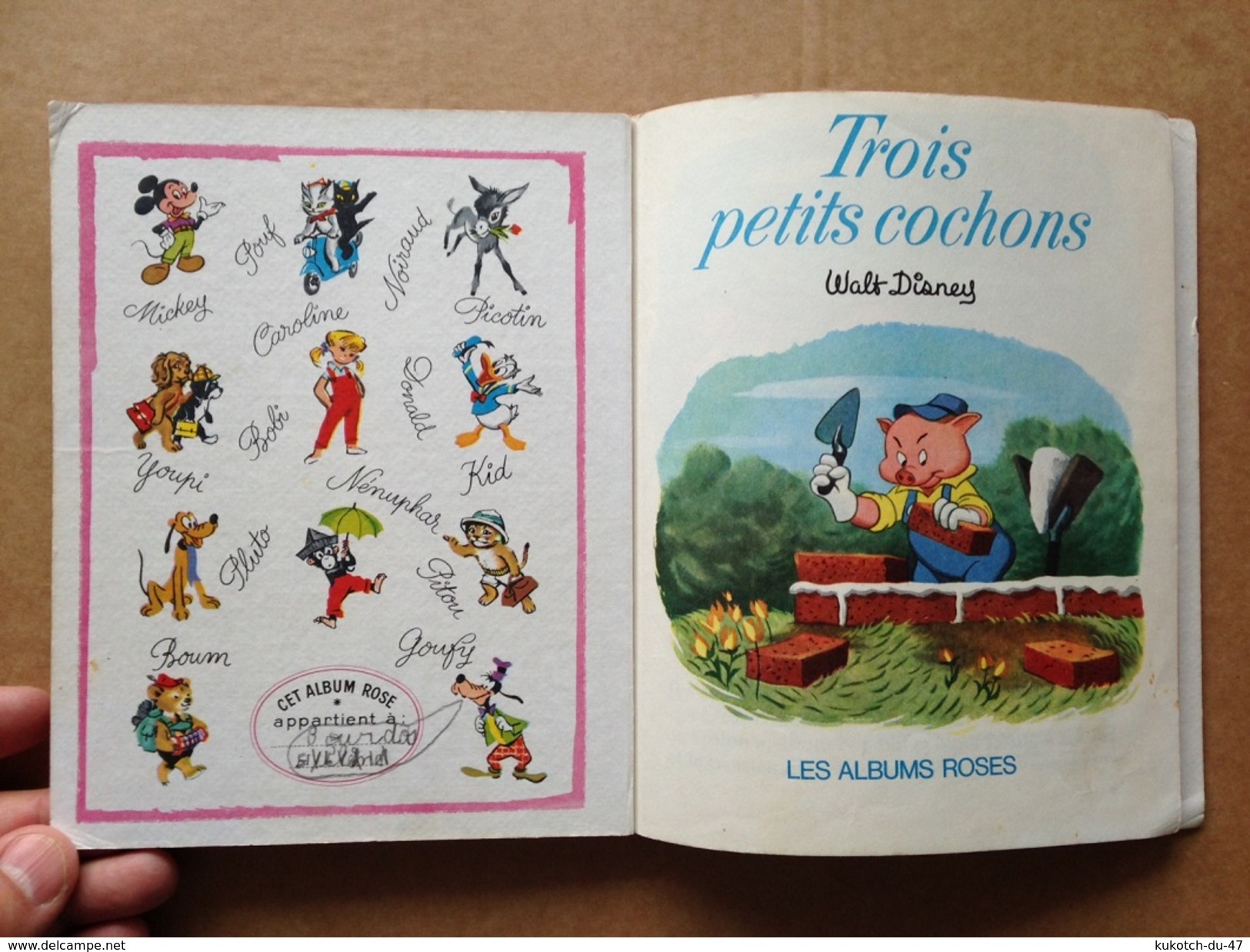 Disney Petit Livret Les Trois Petits Cochons (1970) - Disney