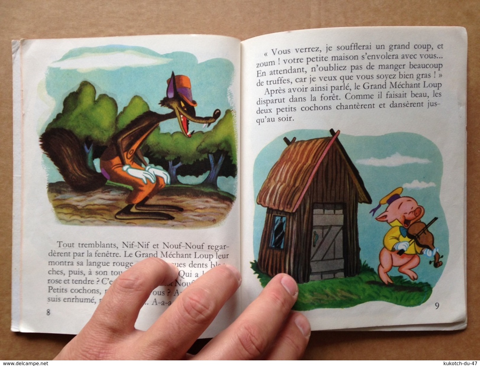 Disney Petit Livret Les Trois Petits Cochons (1970) - Disney