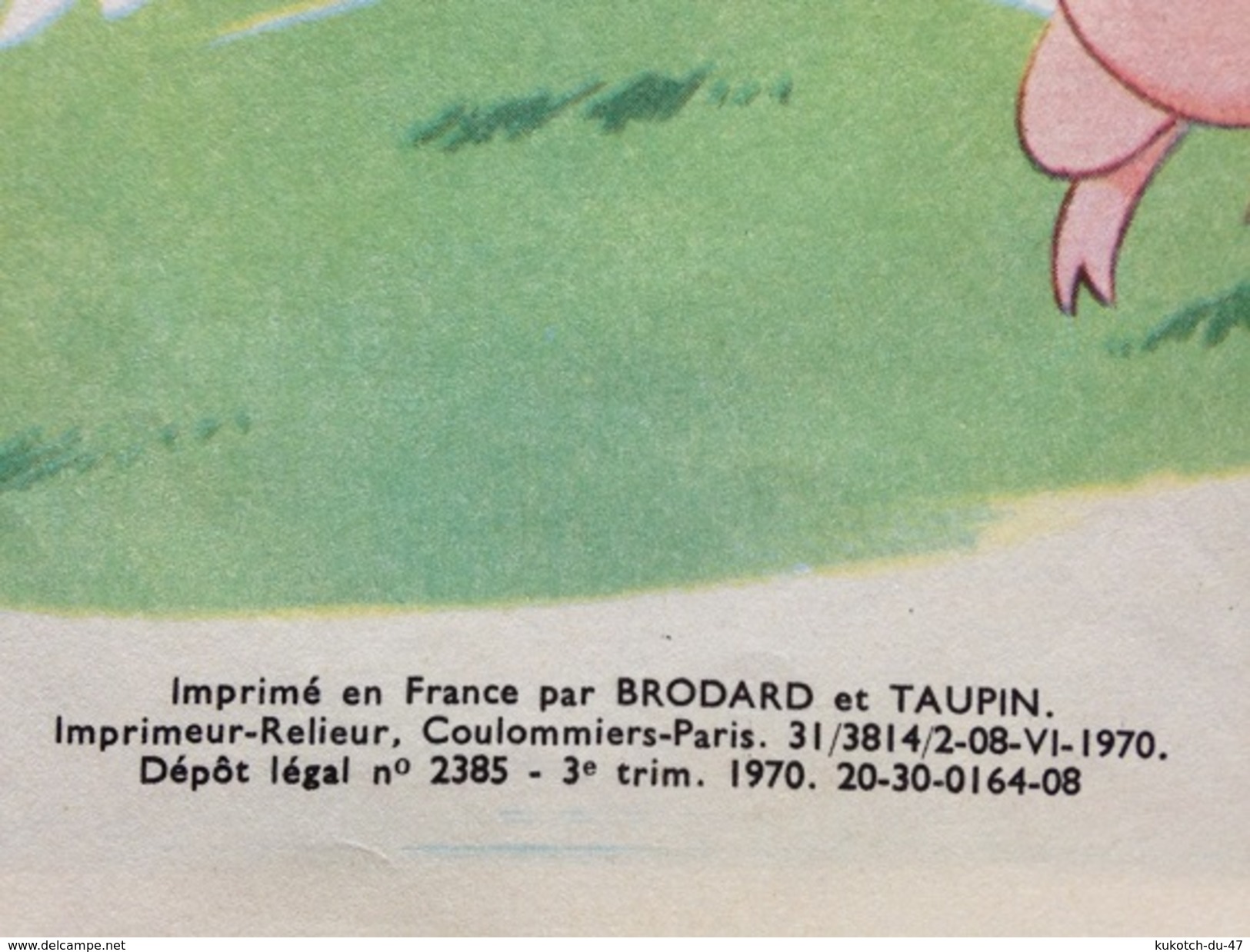 Disney Petit livret Les trois petits cochons (1970)