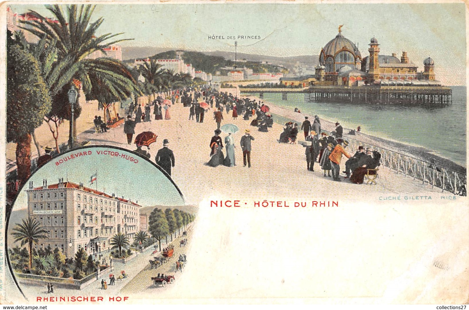06-NICE- HÔTEL DU RHIN - Cafés, Hôtels, Restaurants