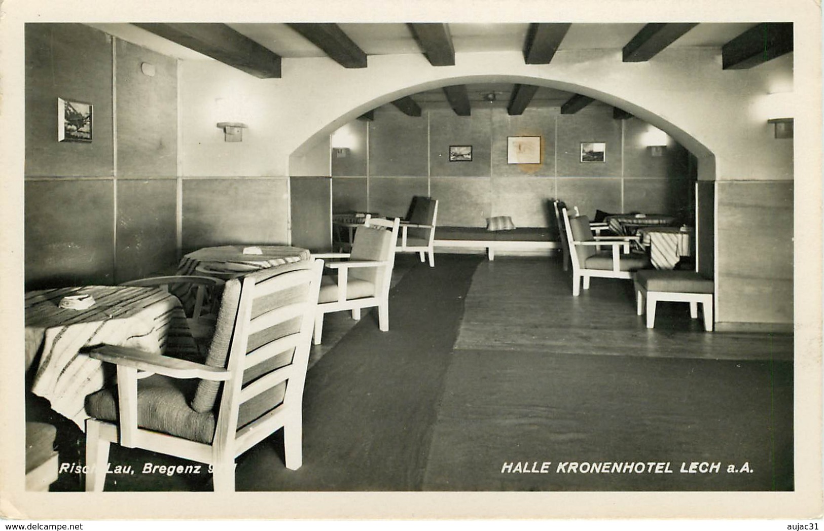 Autriche - Austria - Vorarlberg - Halle Kronenhotel - Lech - Semi Moderne Petit Format - état - Lech