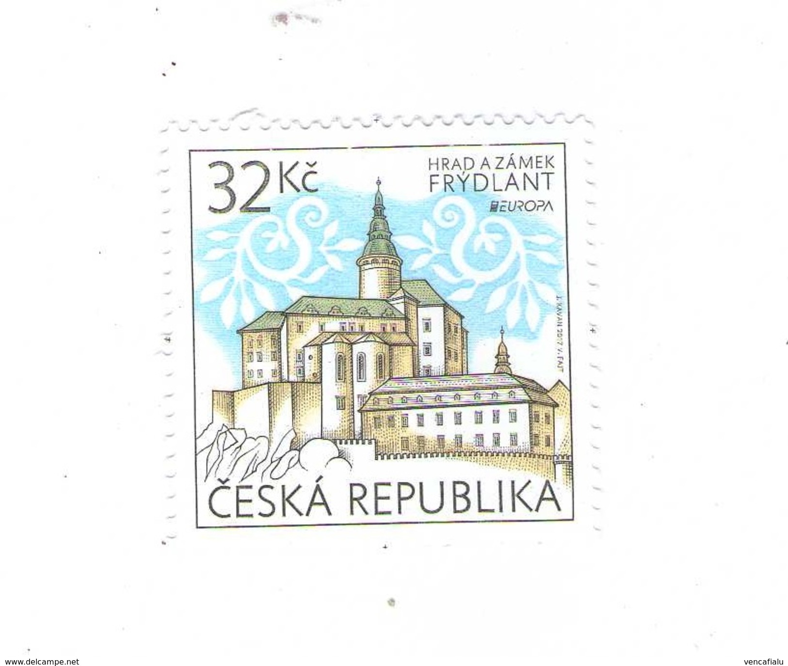 Czech Republic  2017 - Castle Frydlant, 1 Stamp, MNH - 2017
