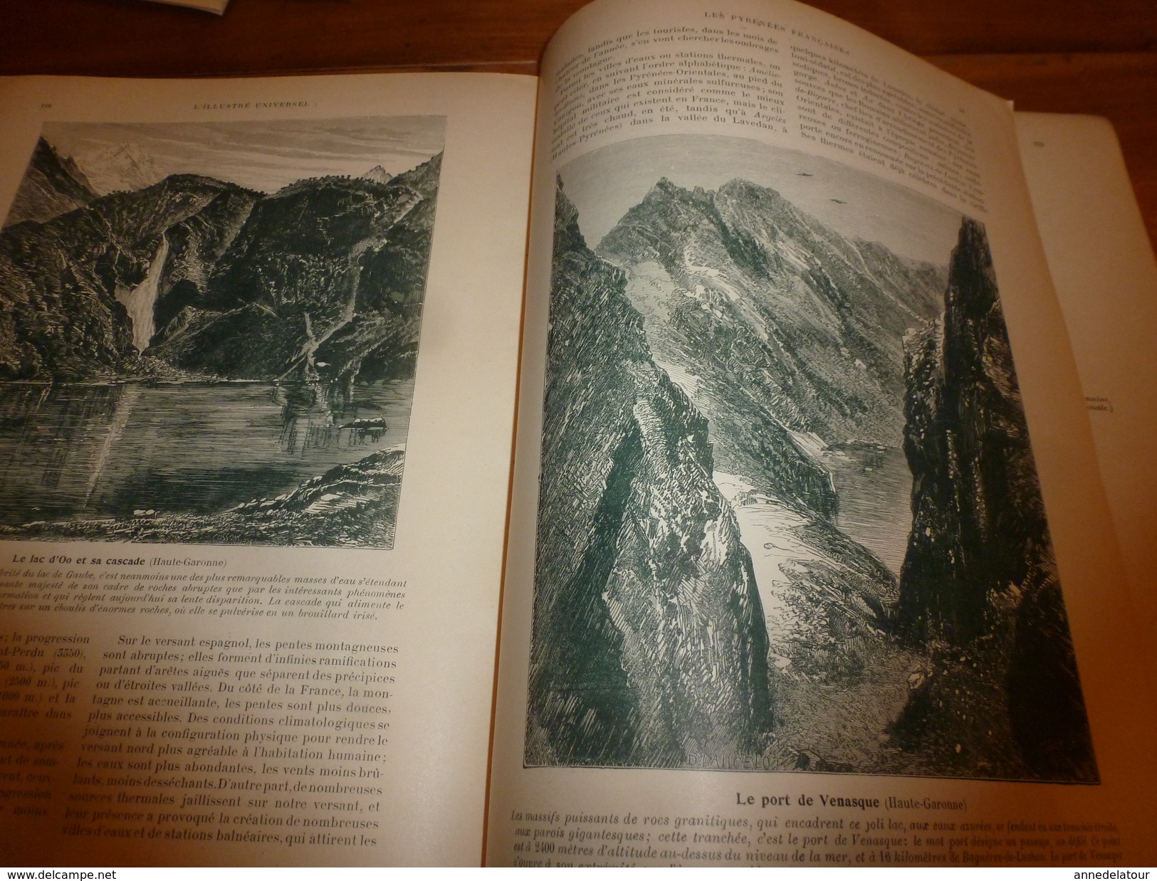 1901:  Venise(della Carta);Pyrénées (pont d'Espagne,Pont du Hourat,Lac d'Oo,port de Venasque,Mont Canigou ); etc