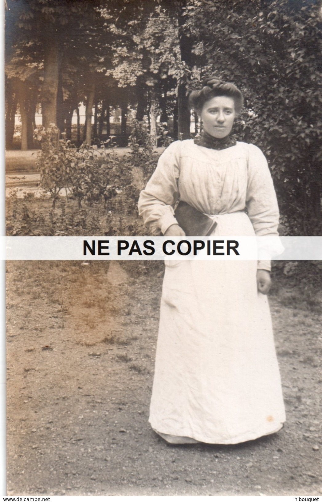 Rare Photo Carte D'une Sage Femme ( Genevieve Delangle, Sage Femme à Angerville) - Chartres