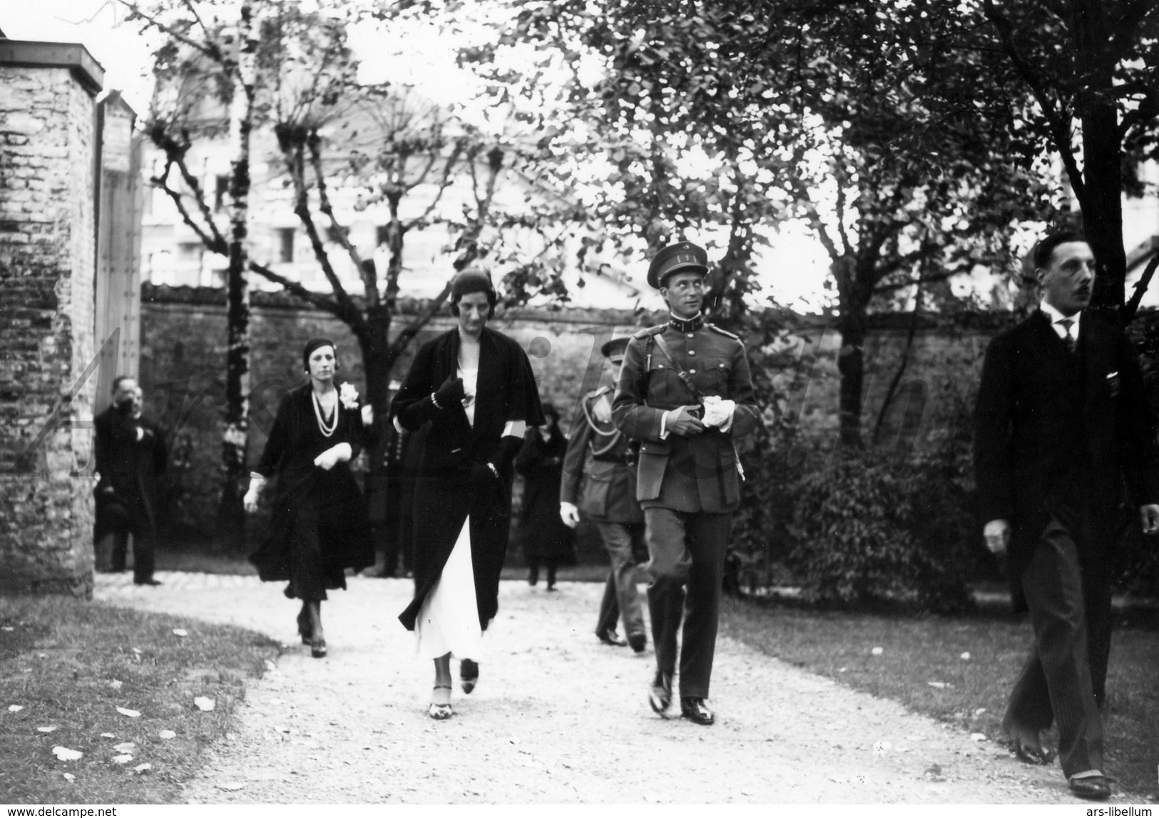 REAL Photo / ROYALTY / Belgique / Belgium / Reine Astrid / Koningin Astrid / Roi Leopold III / Anderlecht / 1932 - Beroemde Personen