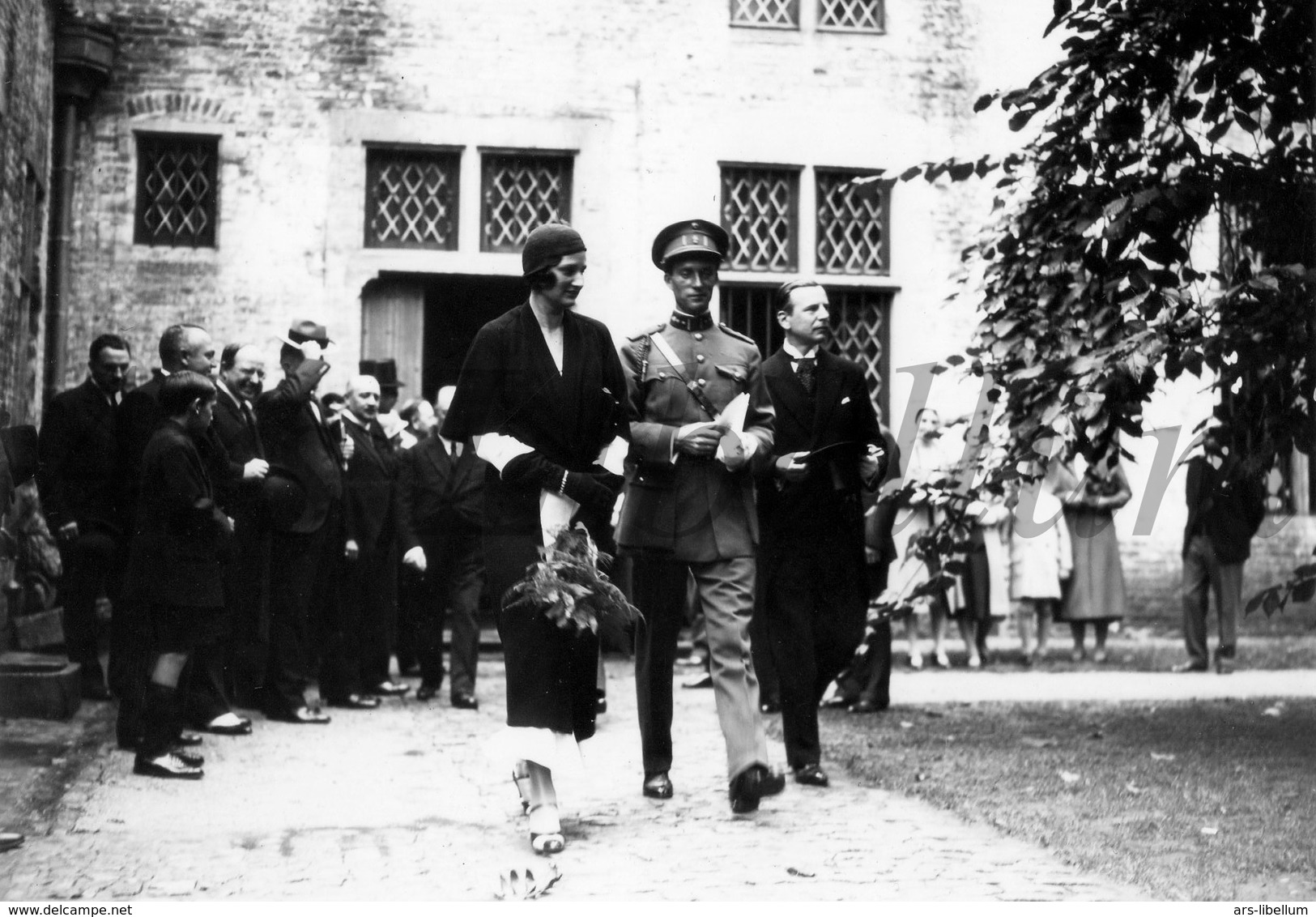 REAL Photo / ROYALTY / Belgique / Belgium / Reine Astrid / Koningin Astrid / Roi Leopold III / Anderlecht / 1932 - Beroemde Personen