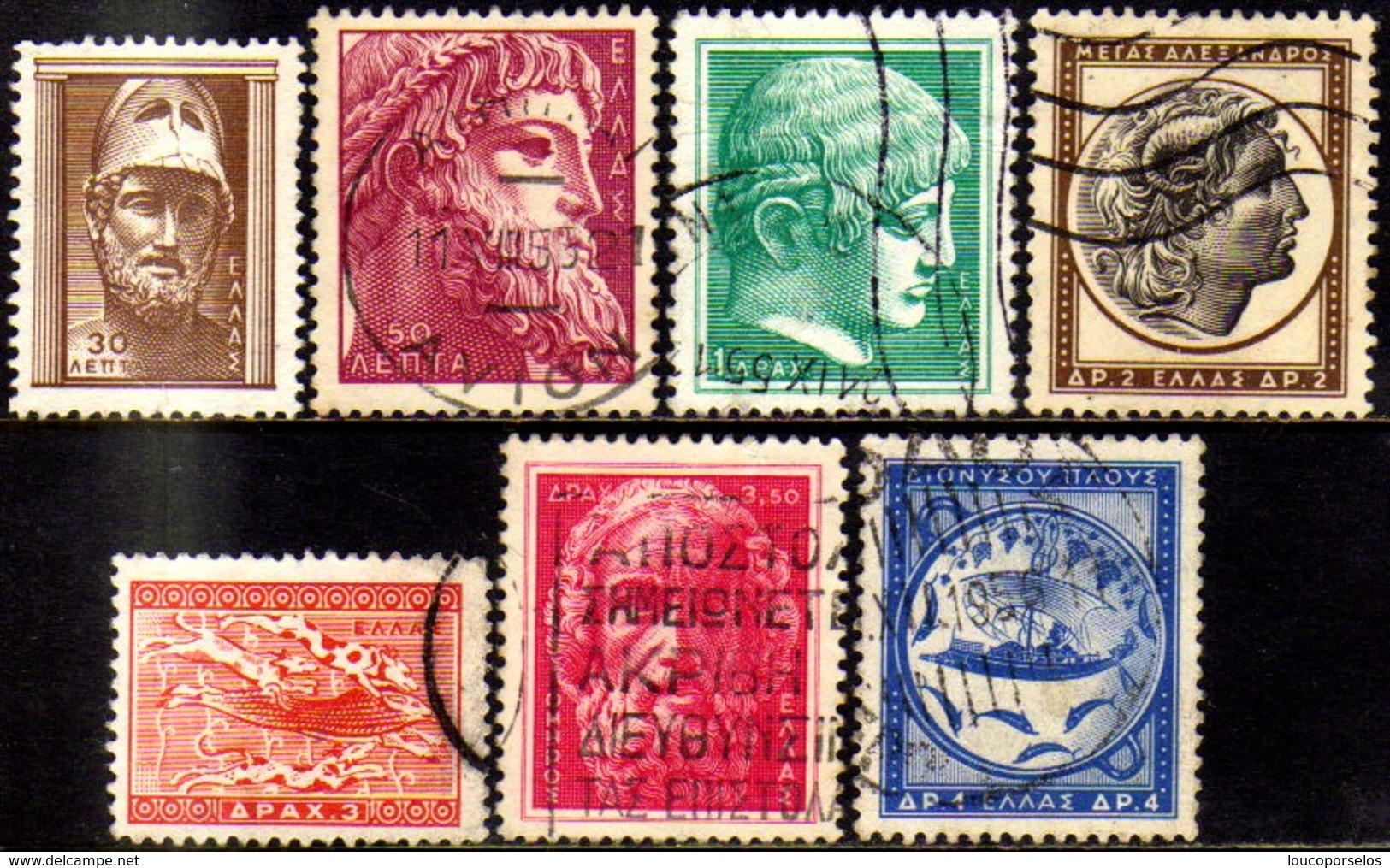 08309 Grécia 611/17 Arte Antiga U - Used Stamps