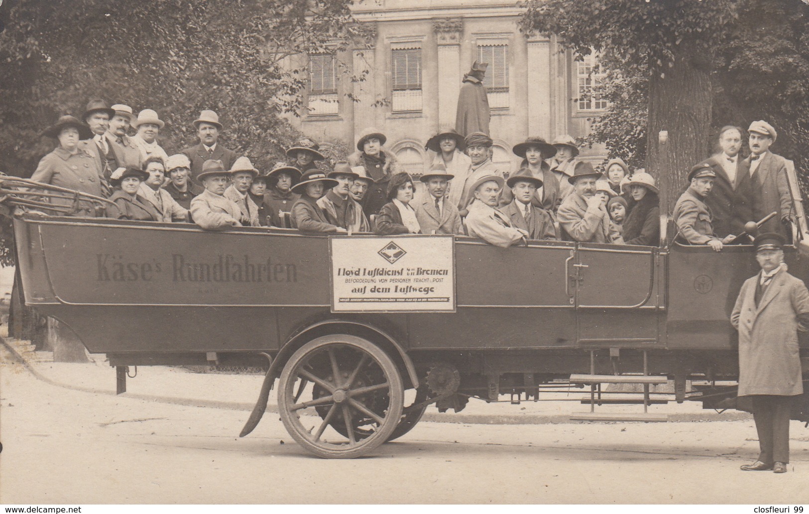 I Looyd Luftdienst : Bremen, Auf Dem Luftwege / Rundfahrten /  Statue De Napoléon ! Altes Autocar - Bremervoerde