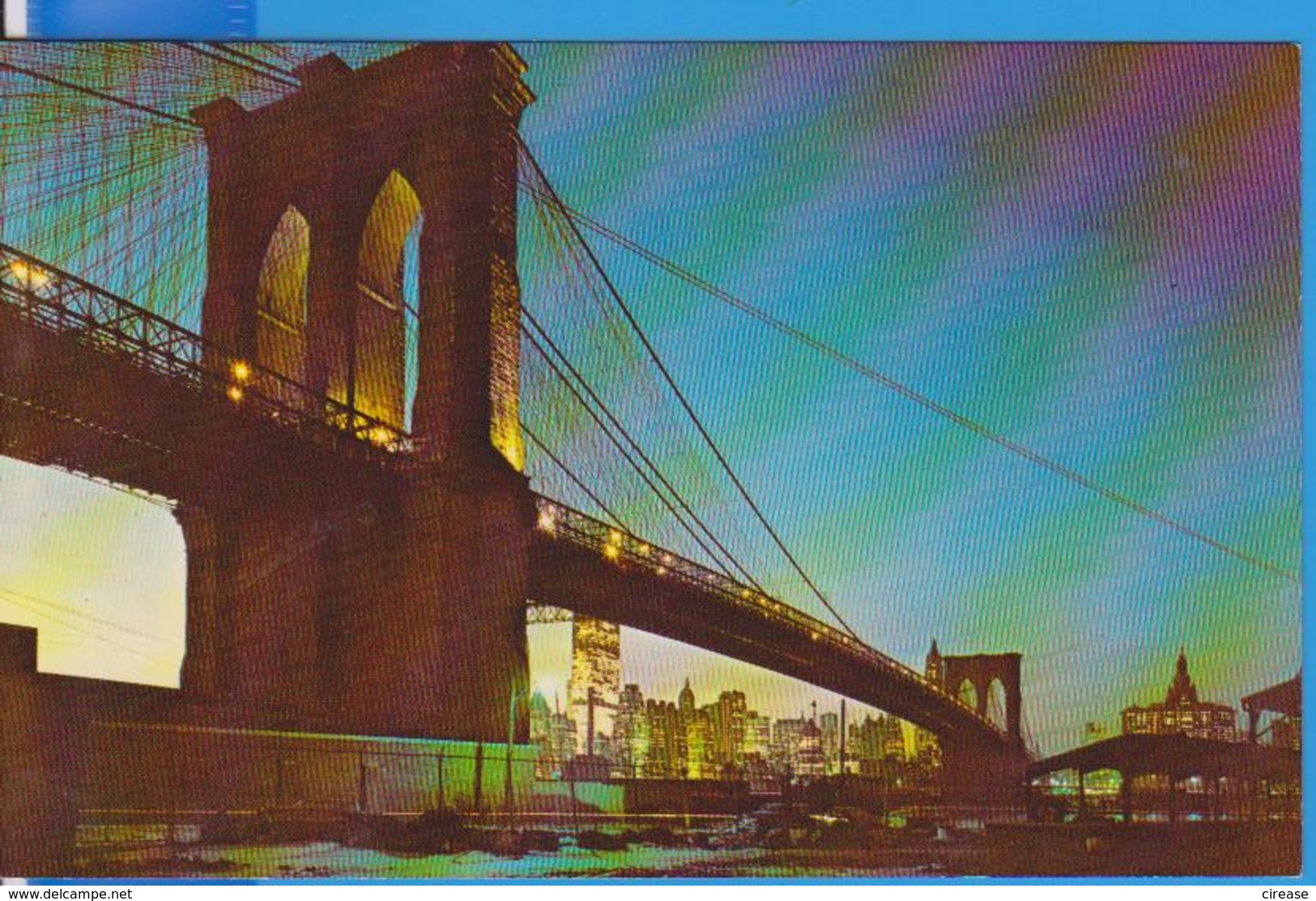 NEW YORK CITY BRIDGE BROOKLYN UNITED STATES  POSTCARD UNUSED - Brooklyn