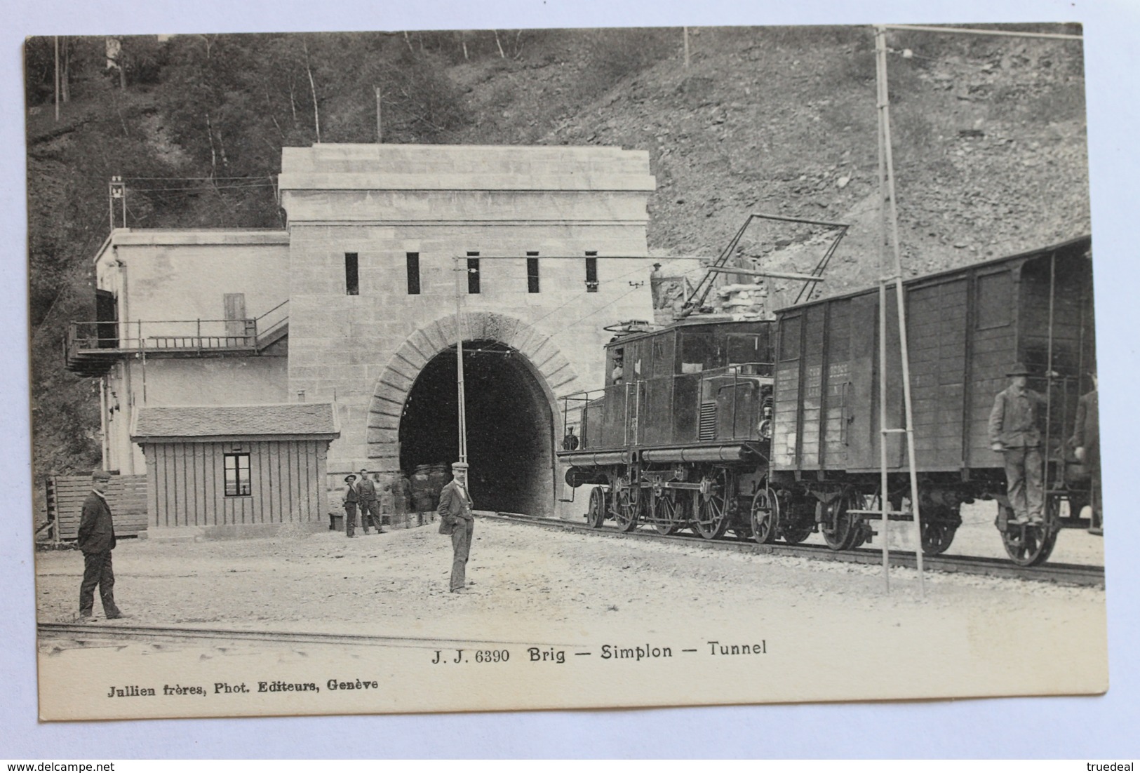 Simplon Tunnel, Railway Train, Brig, Schweiz Svizzera Suisse Switzerland - Simplon