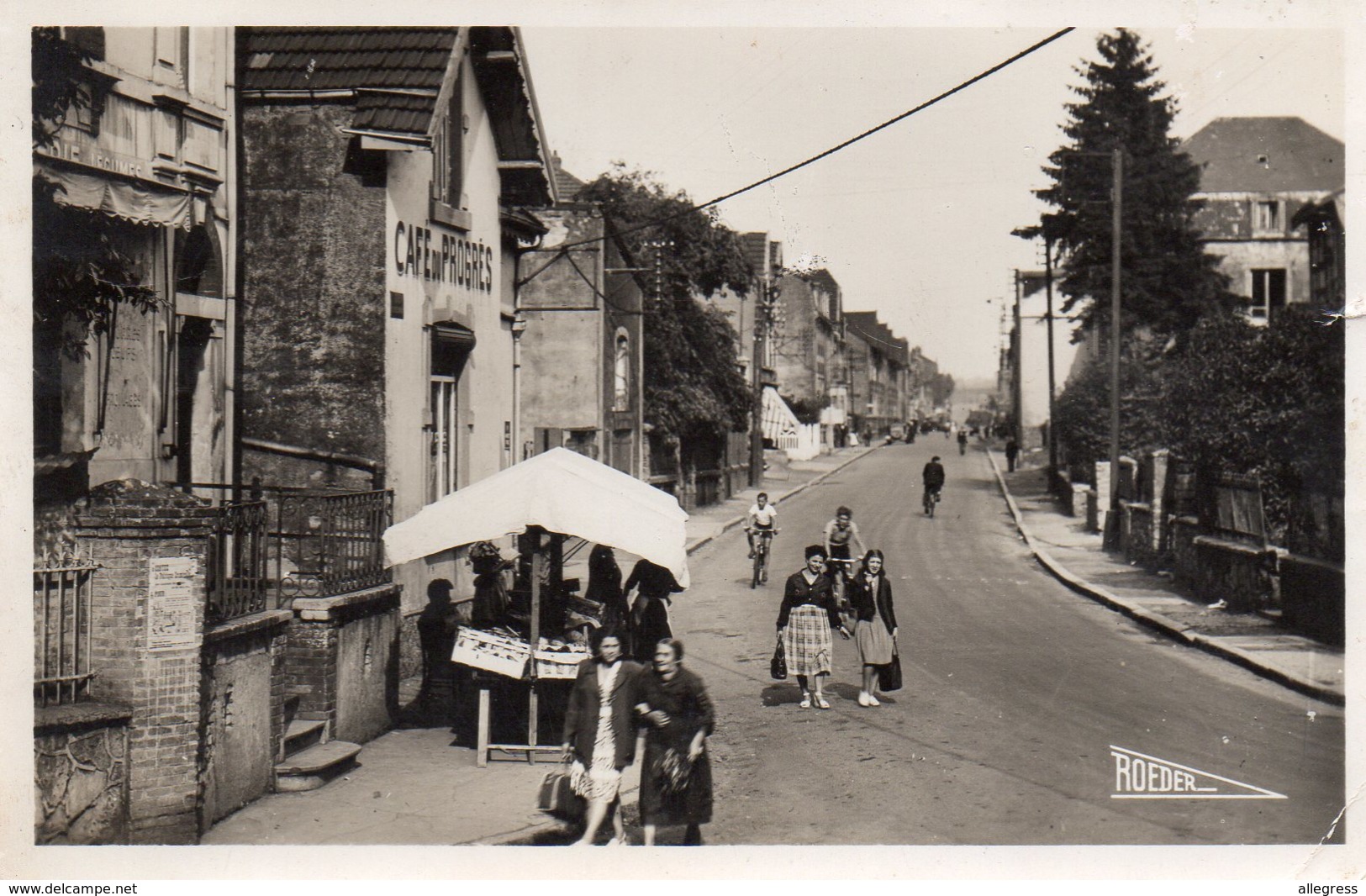 54.LONGLAVILLE.....CPSM...1951....ANIMEE....RUE ALSACE LORRAINE.......LOT F2724 - Autres & Non Classés