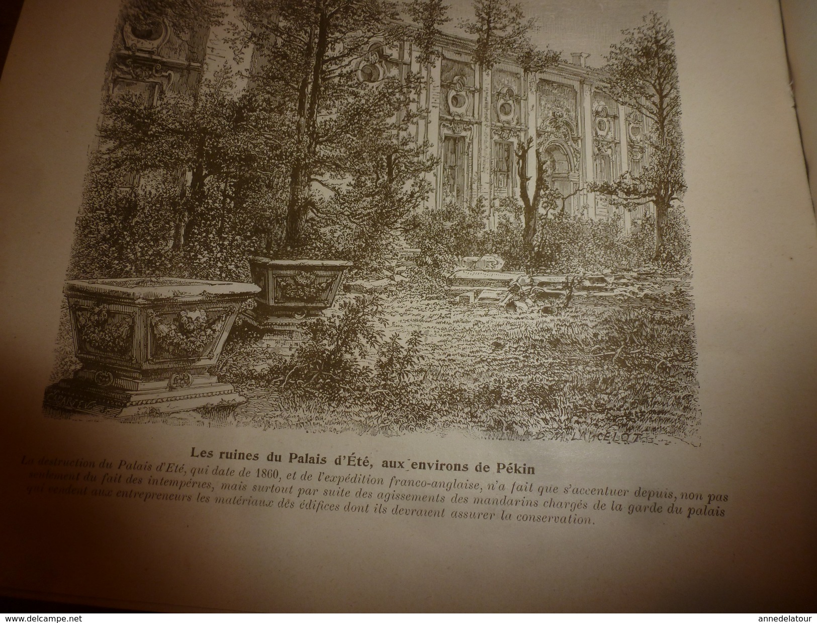 1901:  Expo peinture 1787;Costumes français jadis;Route de Pékin et Grande Muraille; Nan-K'éou ; etc