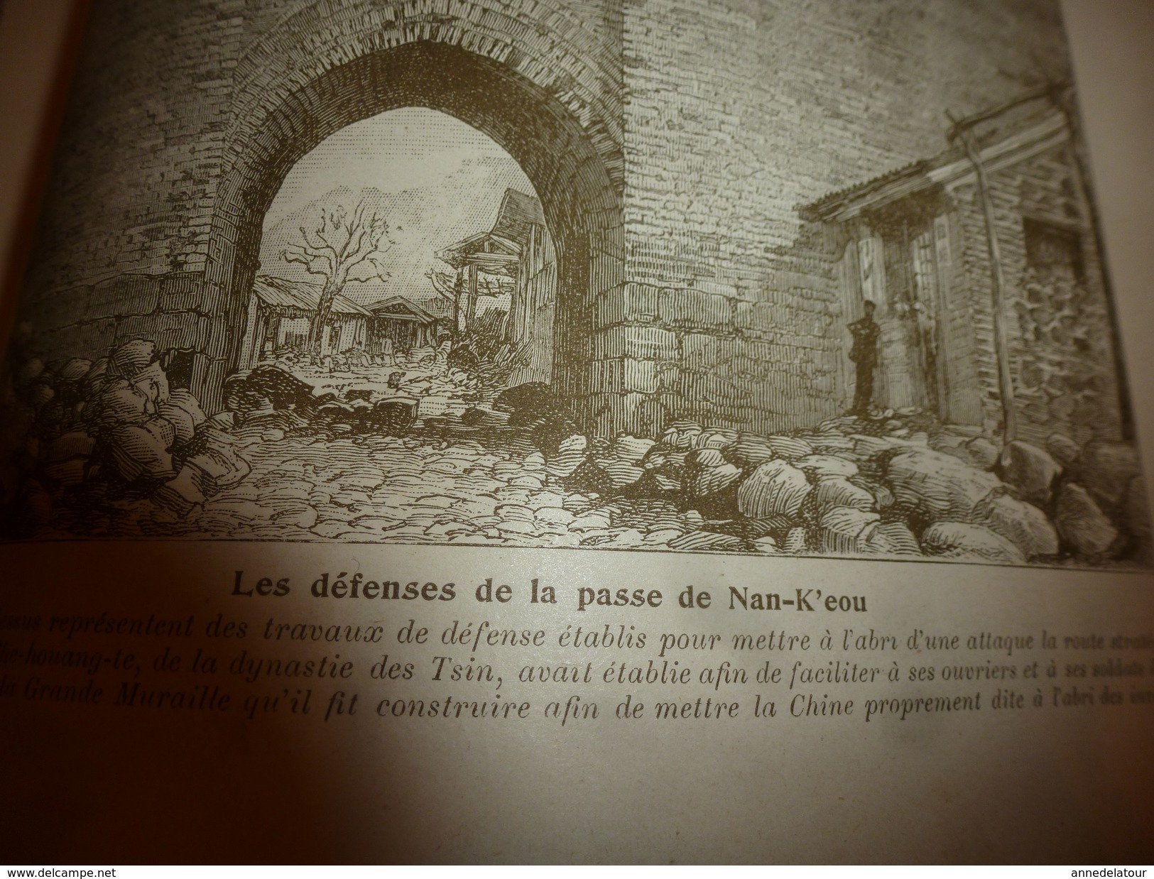 1901:  Expo peinture 1787;Costumes français jadis;Route de Pékin et Grande Muraille; Nan-K'éou ; etc