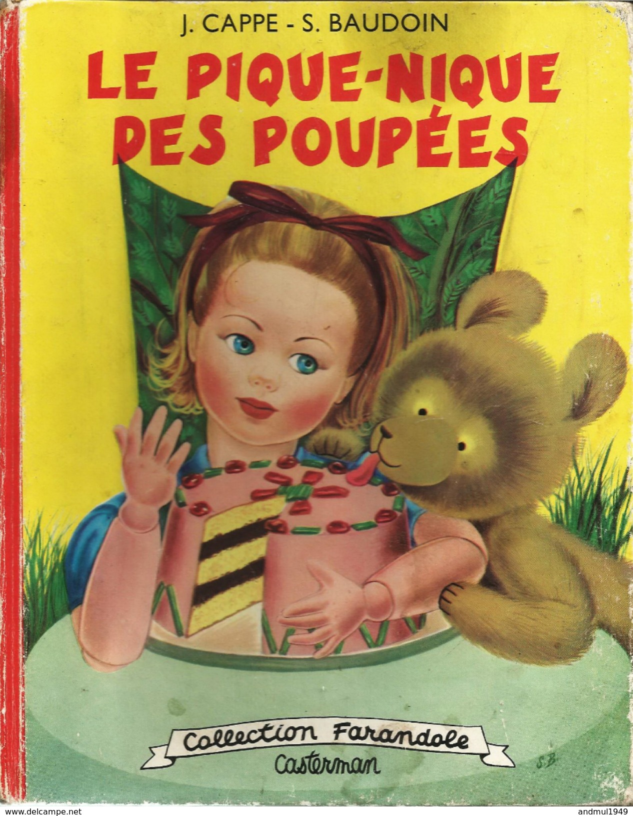 LE PIQUE-NIQUE DES POUPEES - J. CAPPE, S. BAUDOIN - Collection Farandole - Edit. De 1953 - Découpe à La Page 11 - Casterman