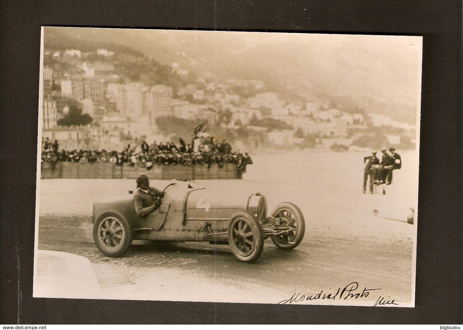 Photo 13 X 18 - BUGATTI - Grand Prix De Monaco - 1929 - Car Racing - F1