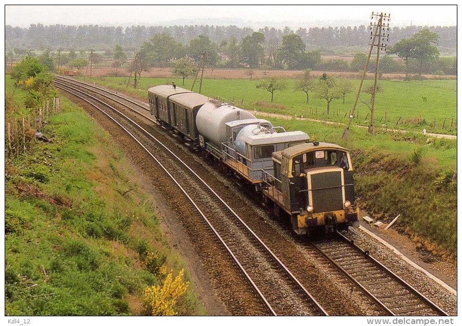 AL 293 - Train Désherbeur - Locotracteur Y 7672 Vers Beslè Commune De GUEMENE PENFAO - Loire Atlantique 44 - SNCF - Guémené-Penfao