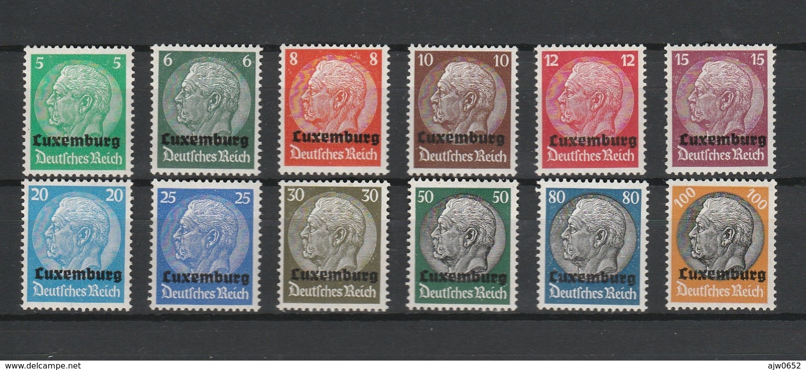 1940 OCCUPATION OF LUXEMBOURG PART SET MNH** - Occupation 1938-45