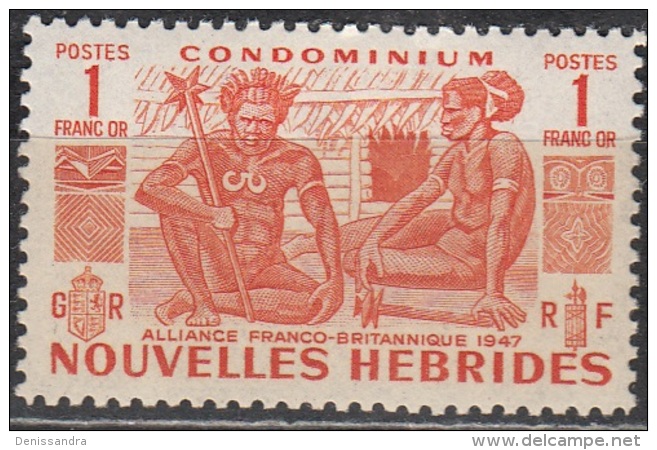 Nouvelles Hebrides 1953 Michel 160 Neuf ** Cote (2005) 30.00 Euro Indigènes - Unused Stamps