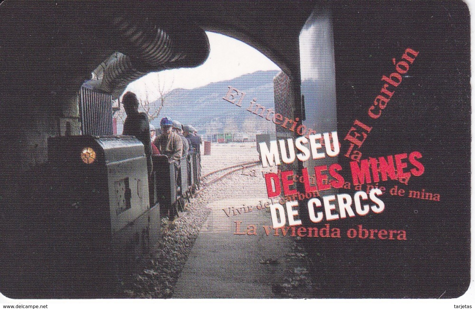 CALENDARIO DE ESPAÑA DE UN TREN DEL AÑO 2003 MINAS DE CERS (CALENDRIER-CALENDAR) TREN-TRAIN-ZUG - Tamaño Pequeño : 2001-...