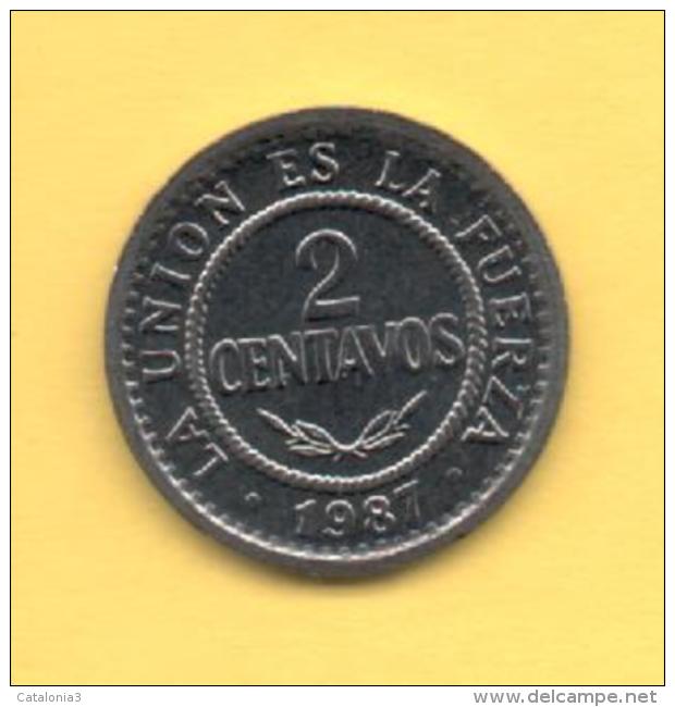 BOLIVIA - 2 Centavos 1987 SC  KM200 - Bolivia