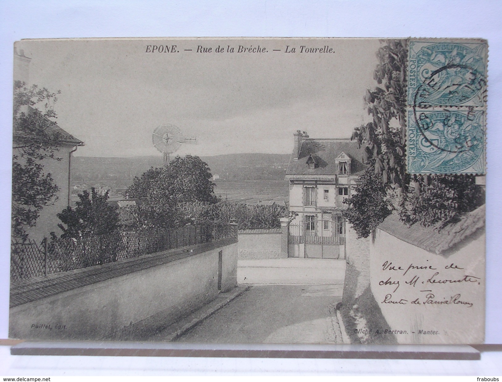 78 - EPONE - RUE DE LA BRECHE - LA TOURELLE - 1906 - Epone