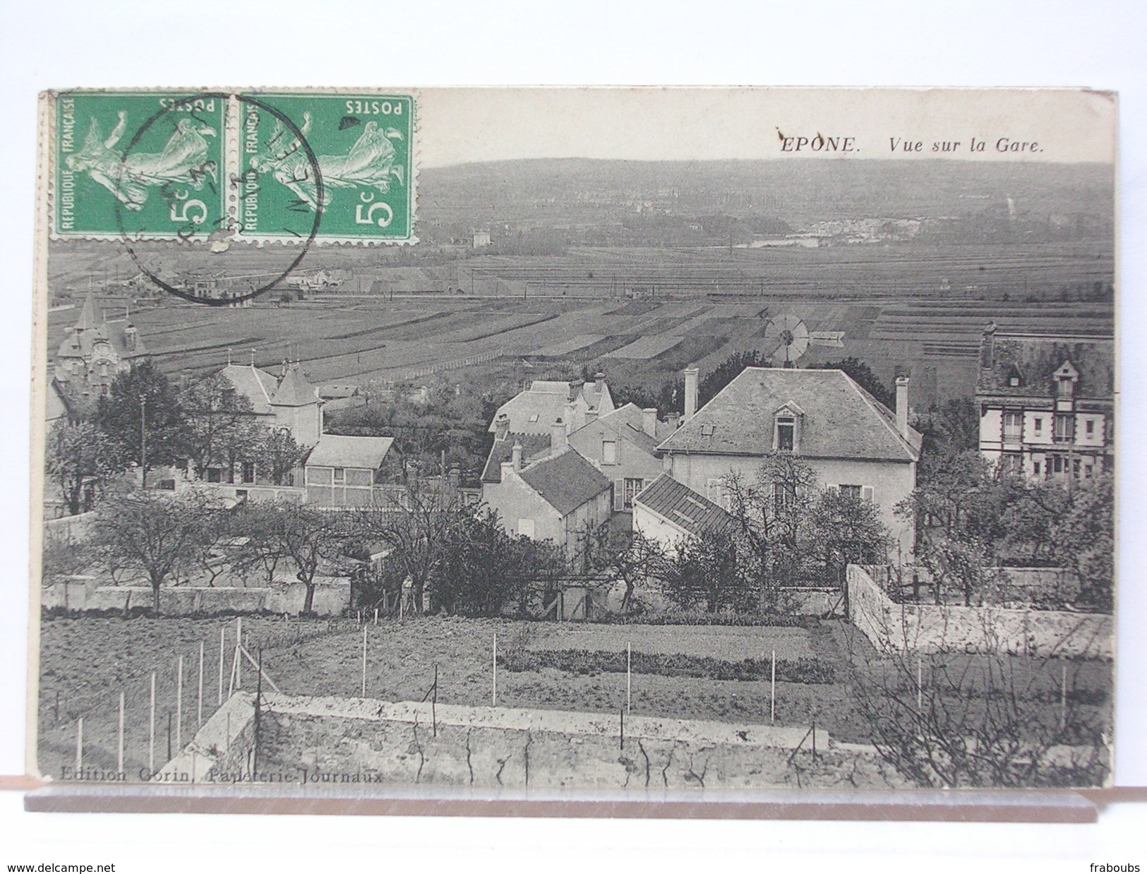 78 - EPONE - VUE SUR LA GARE - 1913 - Epone