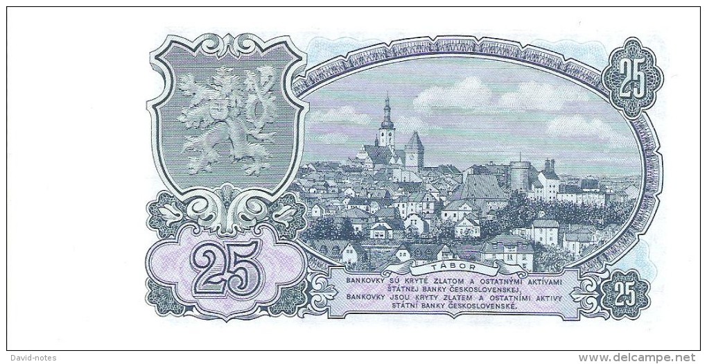 Czechoslovakia - Pick 84b - 25 Korun 1953 - Unc - Tchécoslovaquie