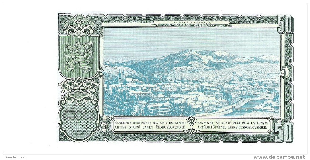 Czechoslovakia - Pick 85b - 50 Korun 1953 - Unc - Tchécoslovaquie