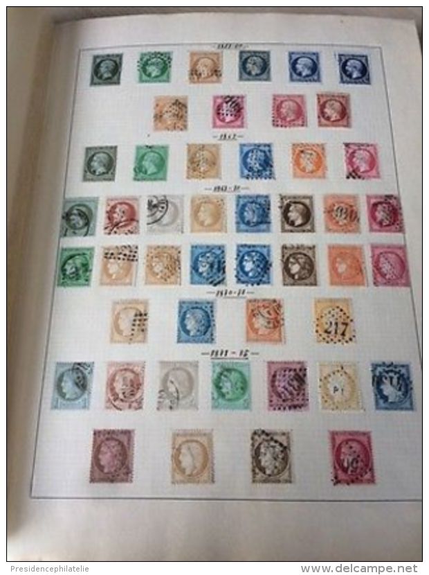 VENTE PRINTEMPS 2#LOT214: Belle Collection Timbres France En Album + 1 Classeur  - Collections