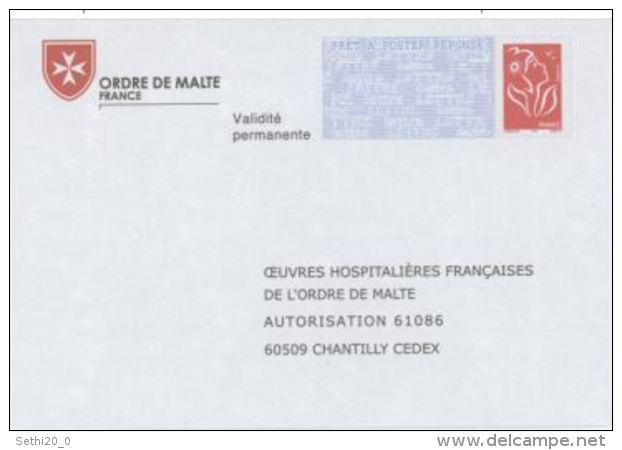 France PAP Réponse Lamouche 05R495 ORDRE DE MALTE FRANCE - Prêts-à-poster: Réponse /Lamouche