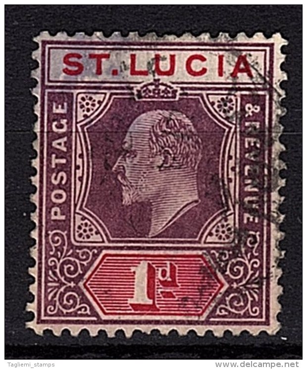 St Lucia, 1904, SG 67, Used (Wmk Mult Crown CA) - St.Lucia (...-1978)