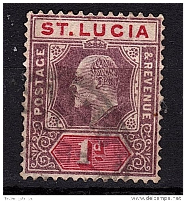 St Lucia, 1904, SG 67, Used (Wmk Mult Crown CA) - Ste Lucie (...-1978)