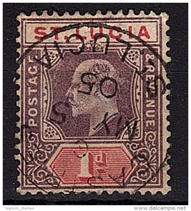St Lucia, 1904, SG 67, Used (Wmk Mult Crown CA) - Ste Lucie (...-1978)