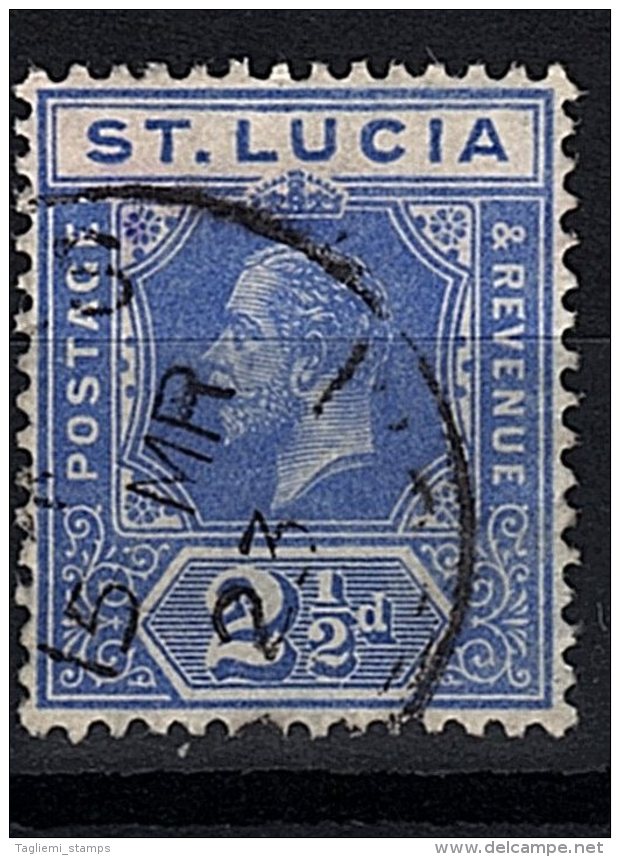 St Lucia, 1912, SG 81, Used (Wmk Mult Crown CA) - Ste Lucie (...-1978)