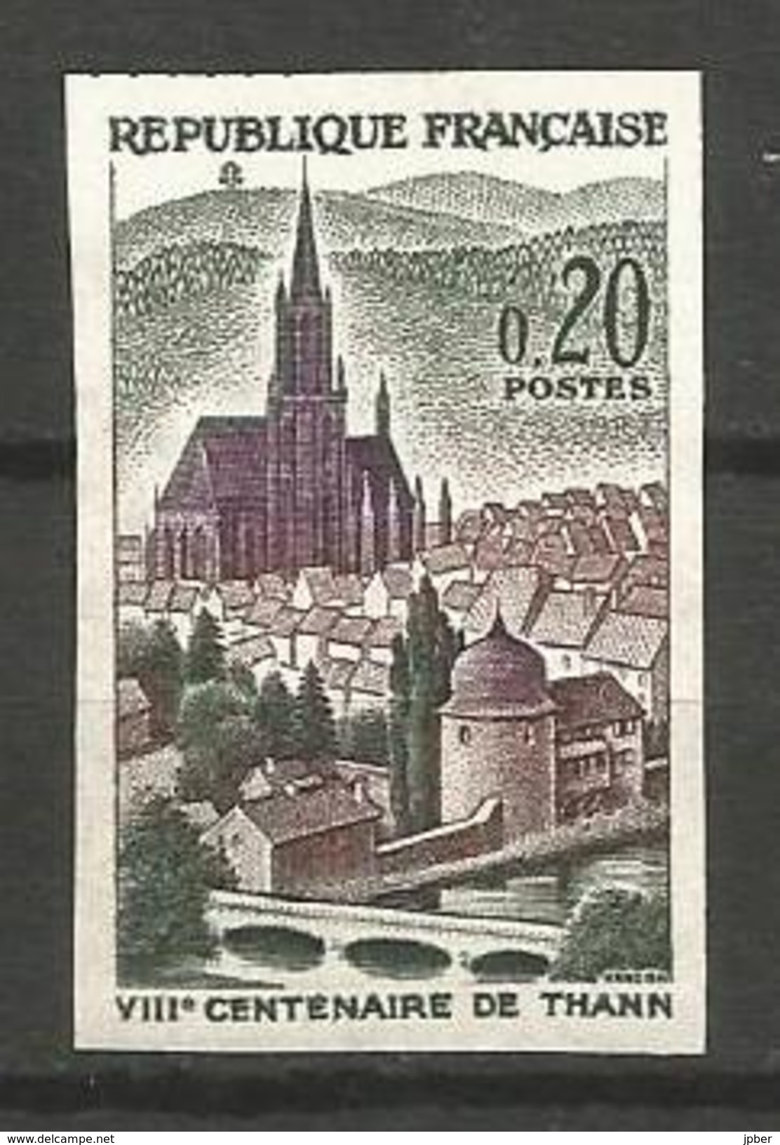 France - F5-022 - N°1308 Non-dentelés - Centenaire De Thann - Ohne Zuordnung