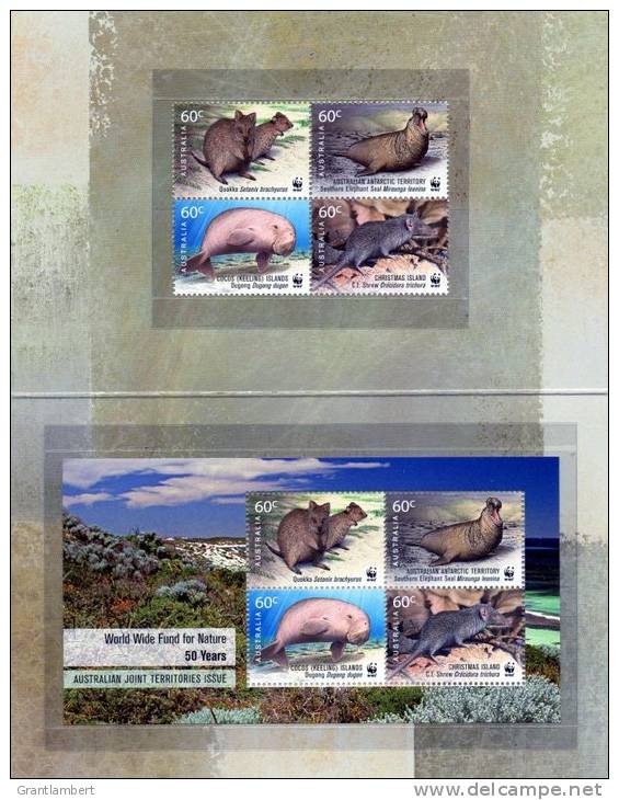 Australia 2011 World Wildlife Fund Joint Territories Small Presentation Pack - See 2nd Scan - Presentation Packs