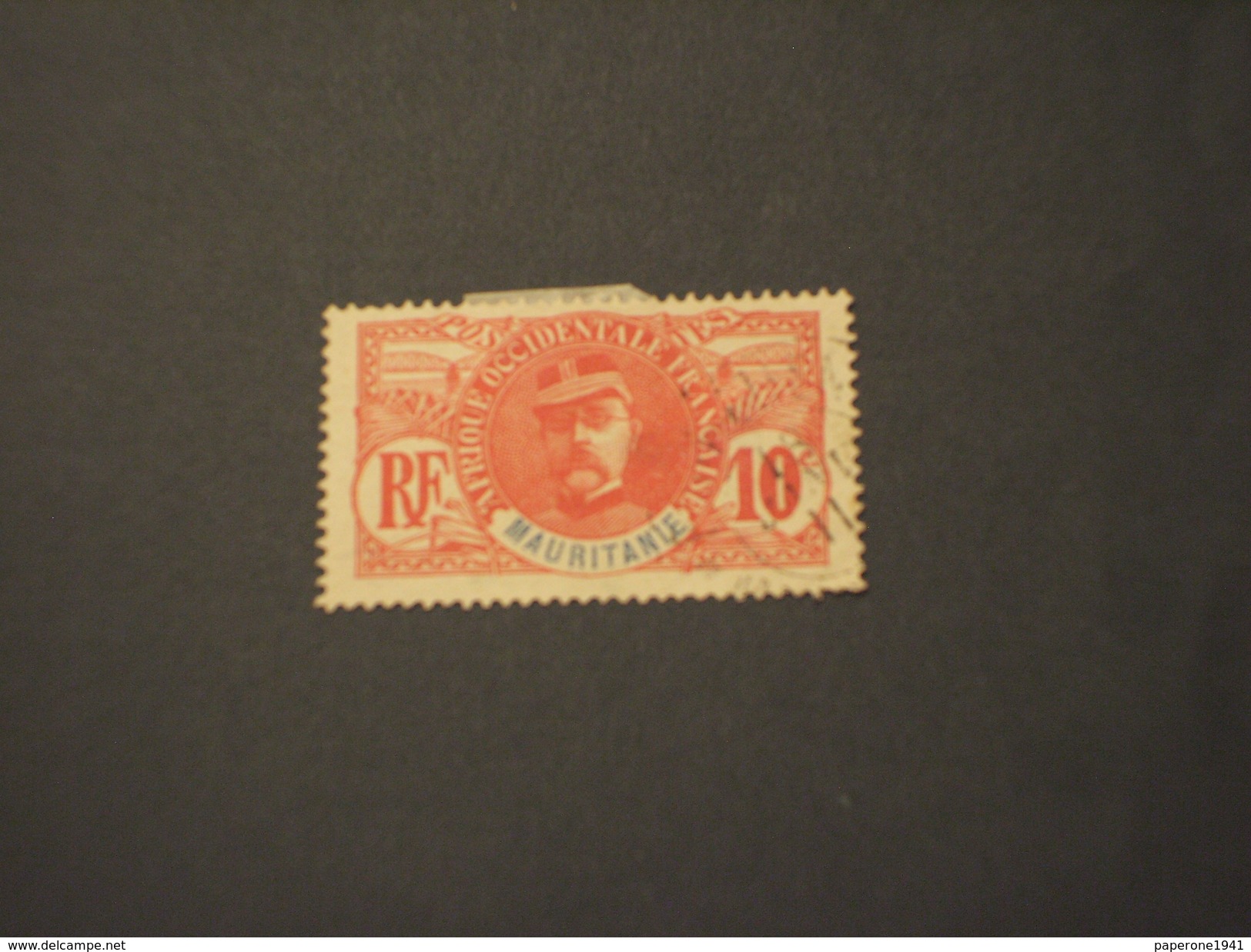 MAURITANIA - 1906 GENERALE 10 C. - TIMBRATO/USED - Oblitérés