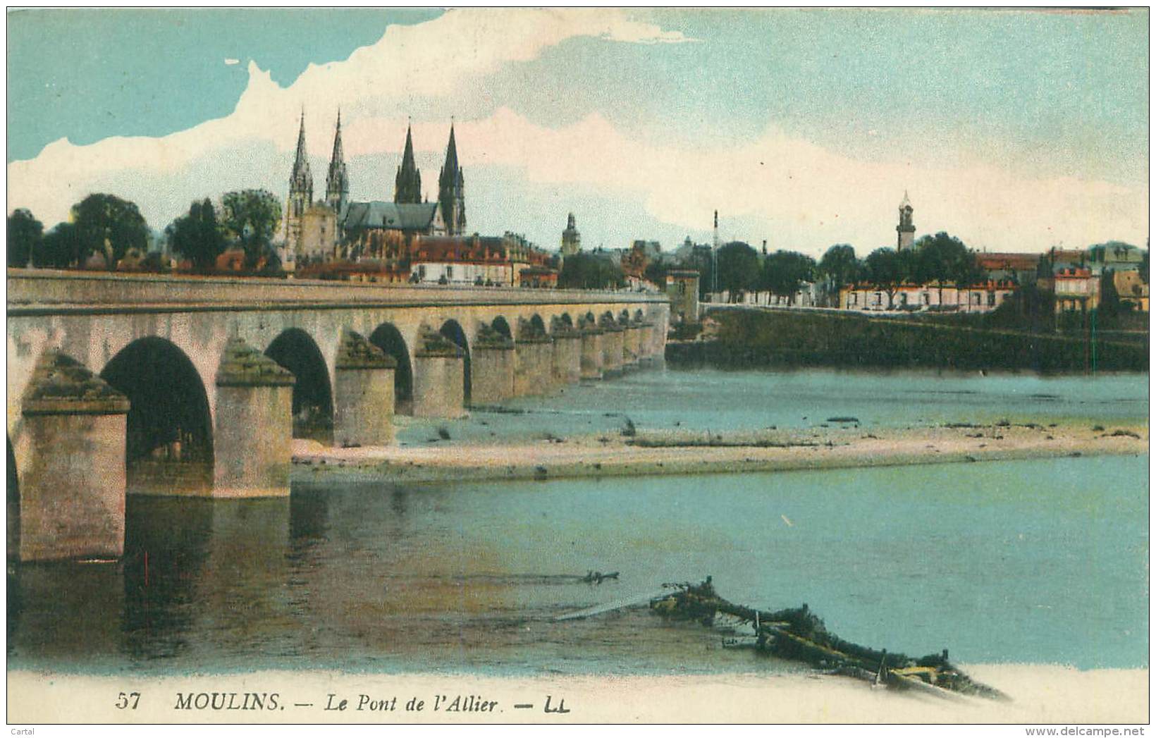 03 - MOULINS - Le Pont De L'Allier - Moulins