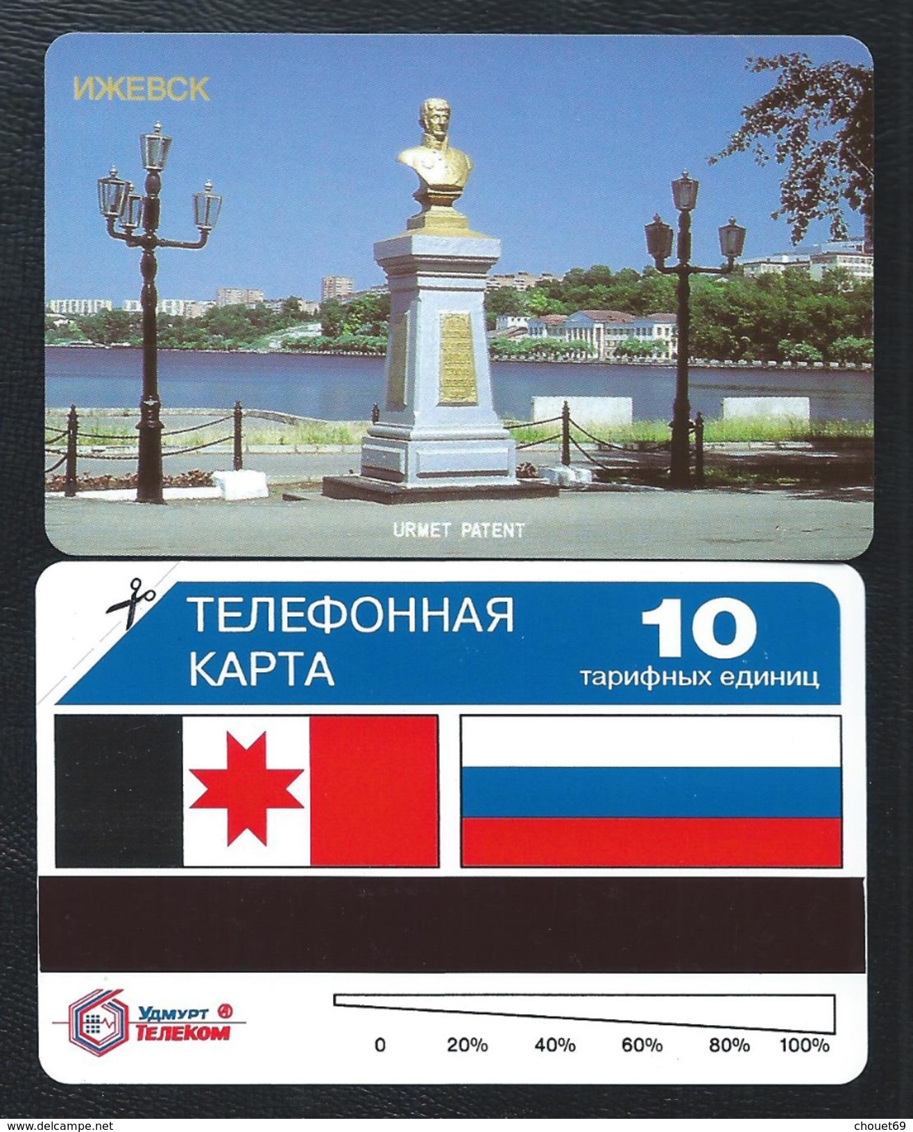 UDMURT 1 - First Card 10u Monument URMET NEUVE RUSSIE URSS - Rusia