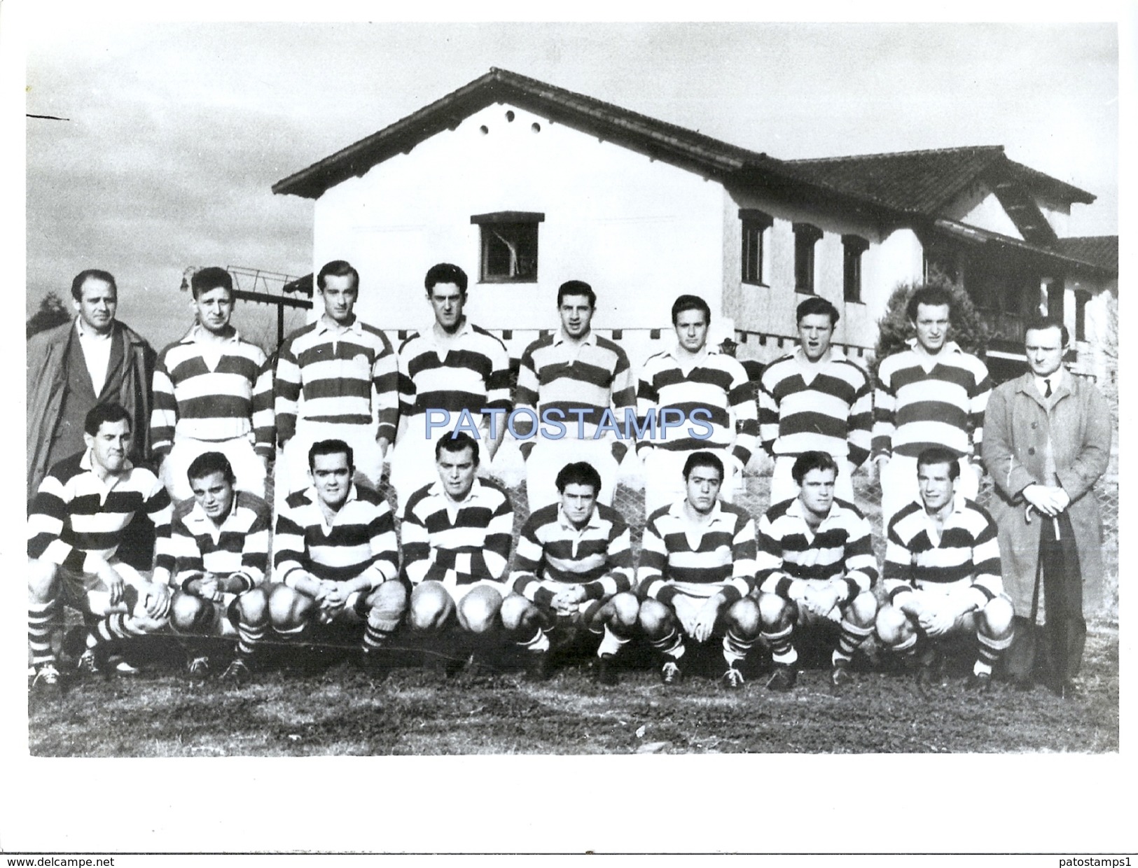 71854 ARGENTINA SPORTS RUGBY CLUB ATLETICO SAN ISIDRO 1º DIVISION TRIUNFO AÑO 1960 24 X 18 CM PHOTO NO POSTAL POSTCARD - Rugby