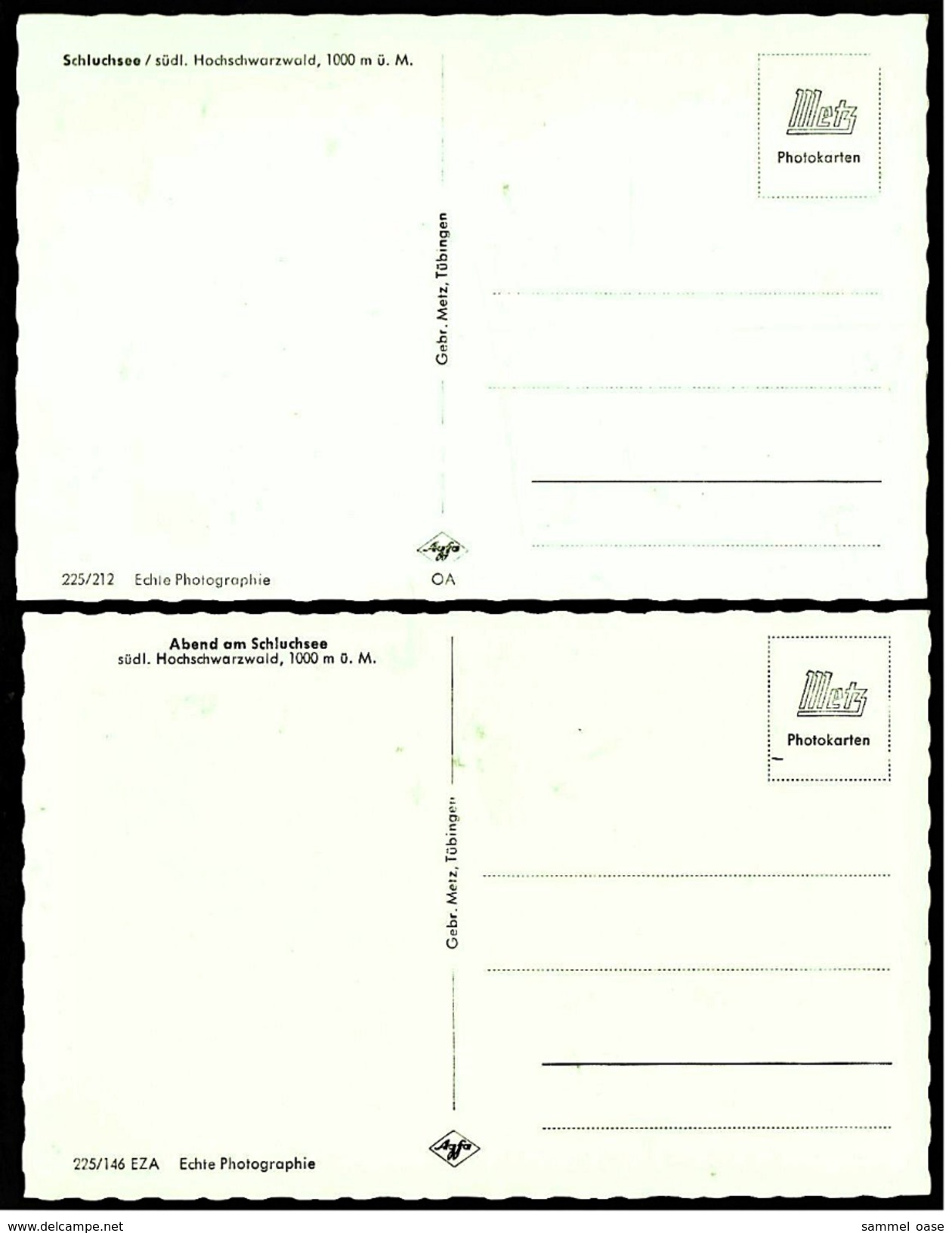 2 X Schluchsee / Schwarzwald  -  Ansichtskarten Ca.1965    (7237) - Schluchsee