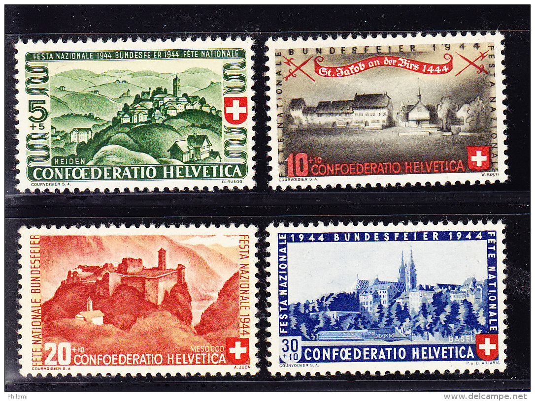 SUISSE  Y&amp;T 395/8 * MH. (7B50) - Unused Stamps