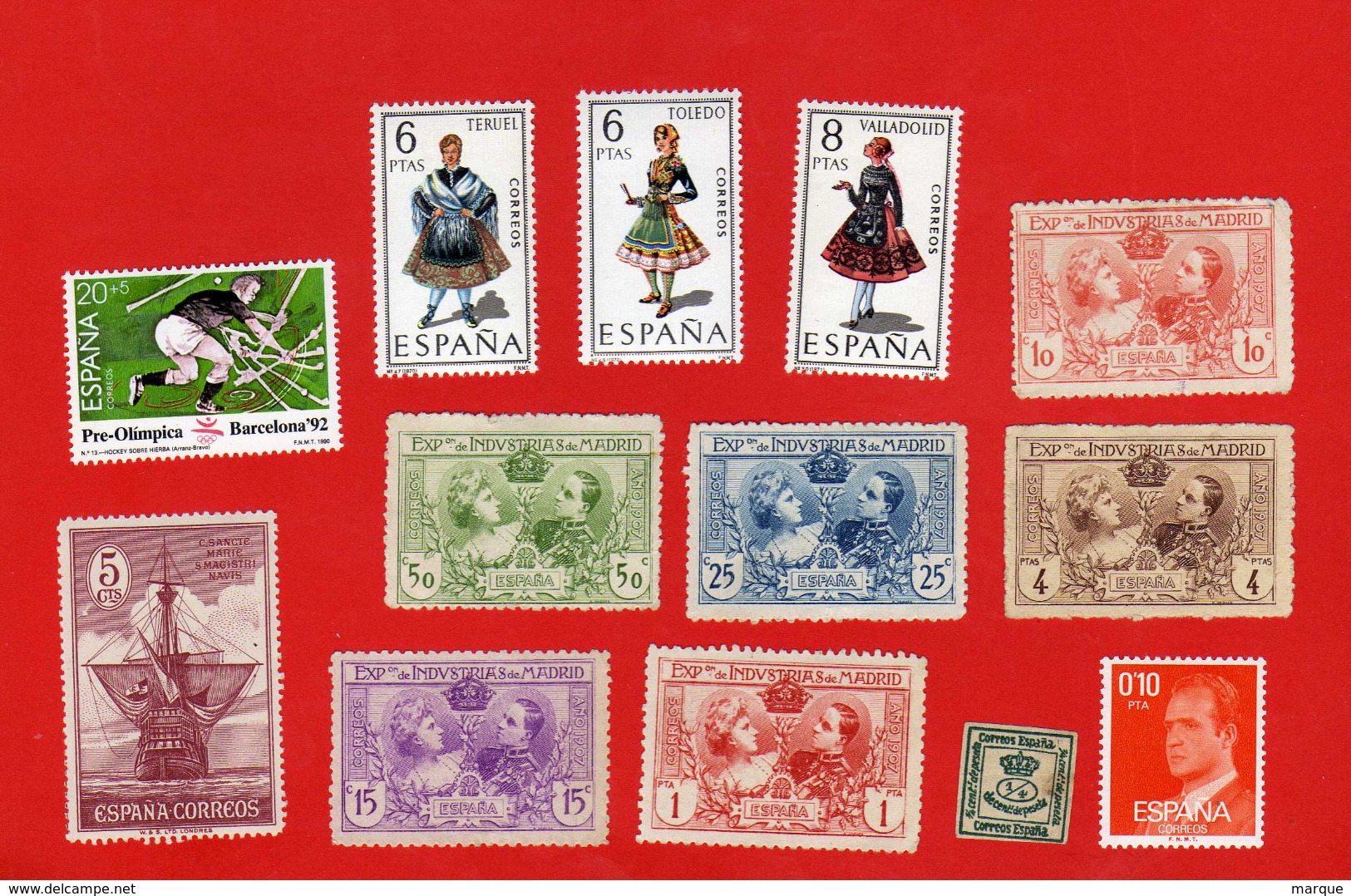 Lot De 13 Timbres ESPANA ESPAGNE Neufs - Collections