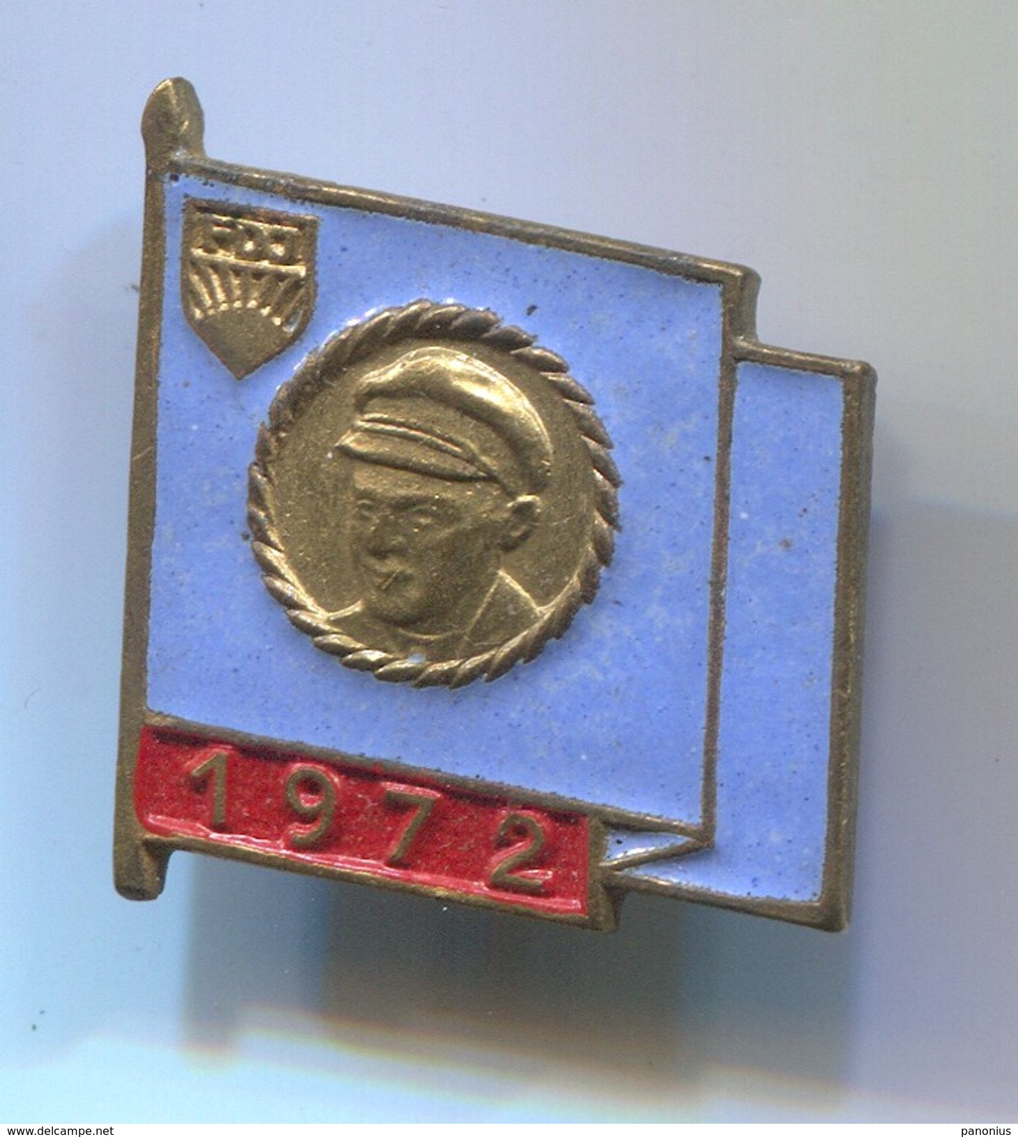 JP / Pioneer Organisation / Ernst Thalmann  -  DDR East Germany, Vintage Pin, Badge, Abzeichen - Otros & Sin Clasificación